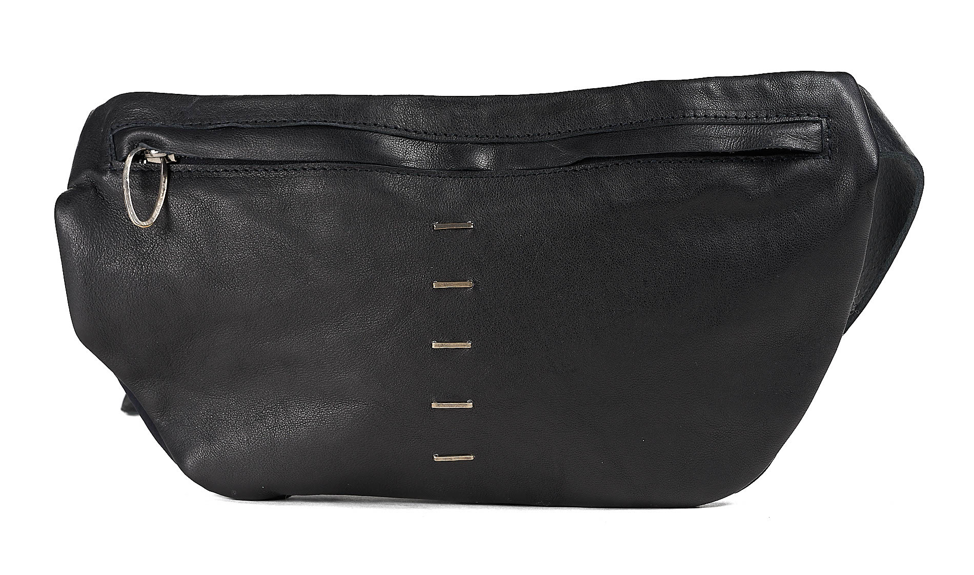 daniele basta leather and silver bags - FRONT